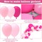 Pink Balloon Garland Arch Kit, Kelfara 109Pcs Hot Pink Latex Pastel Pink Balloon, 18 12 10 5 Inch Latex Balloons for Wedding Birthday Princess Theme Bridal Baby Shower Bridal Shower Party Decorations